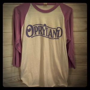 Vintage Opryland 3/4 length baseball tee XL